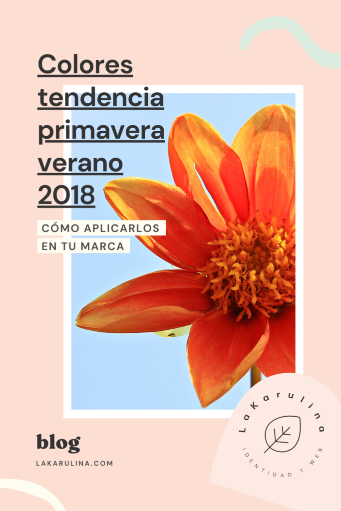 Colores tendencia primavera verano 2018