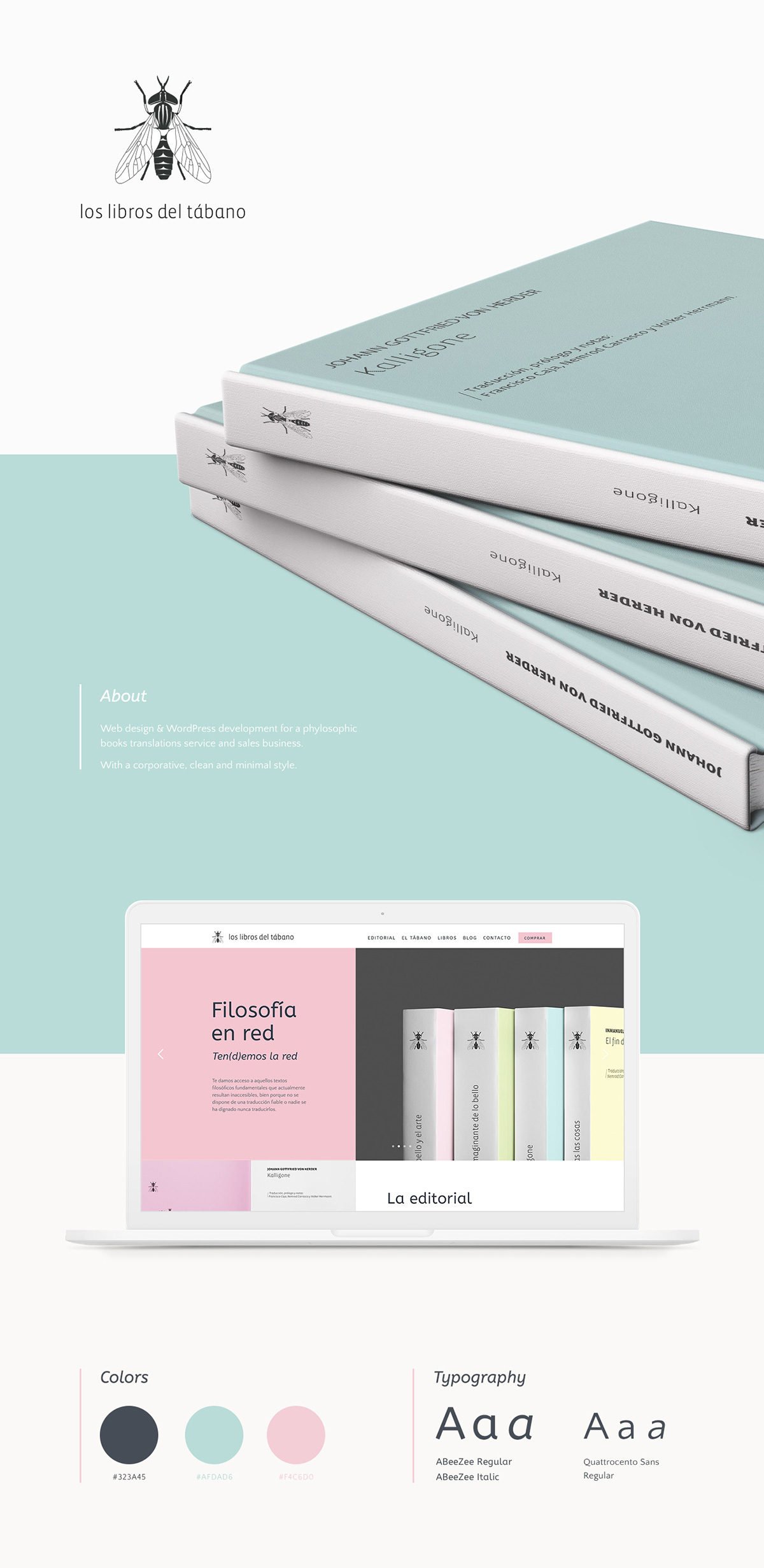 Diseño web Editorial Libros del Tábano