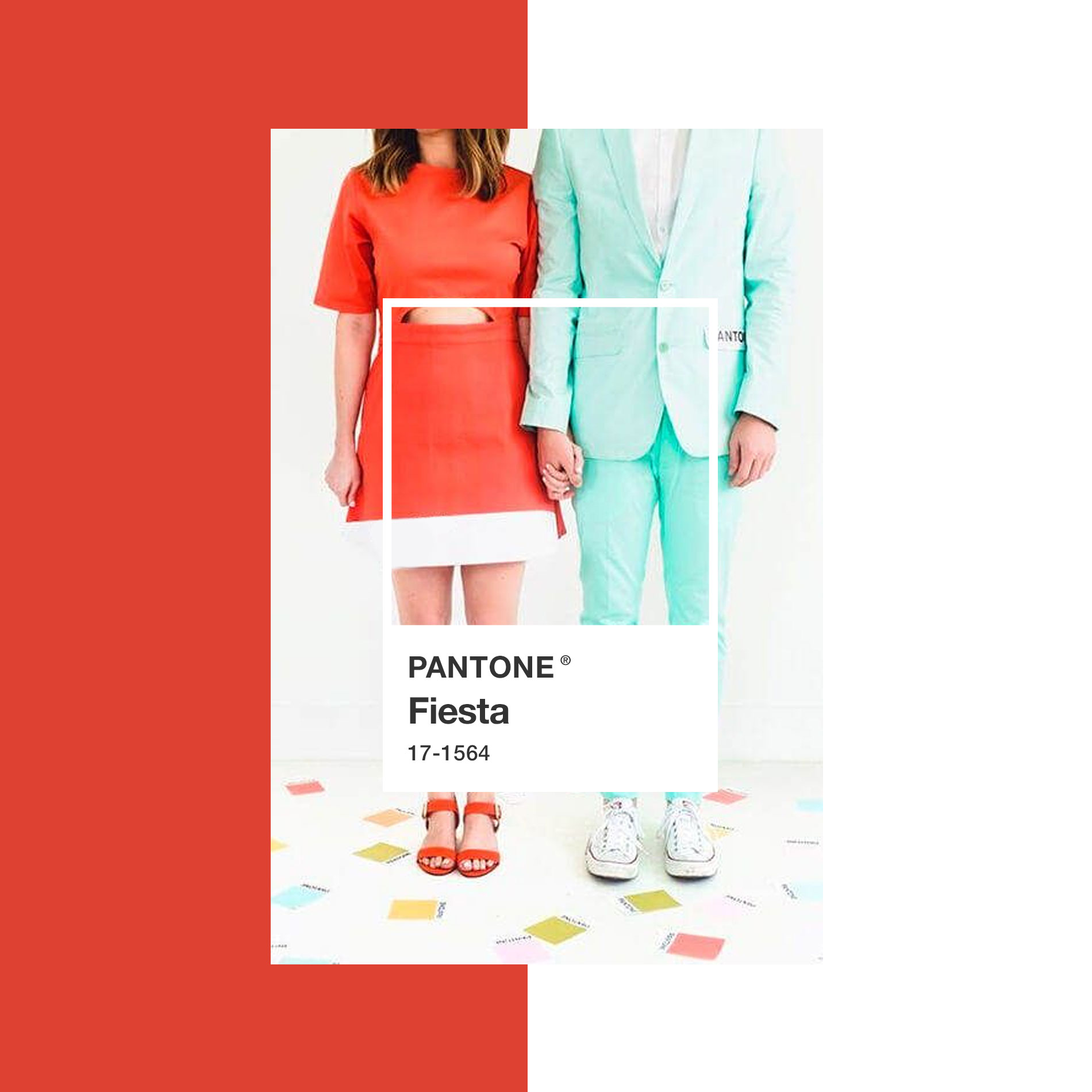 Colores primaverales según Pantone: rojo fiesta