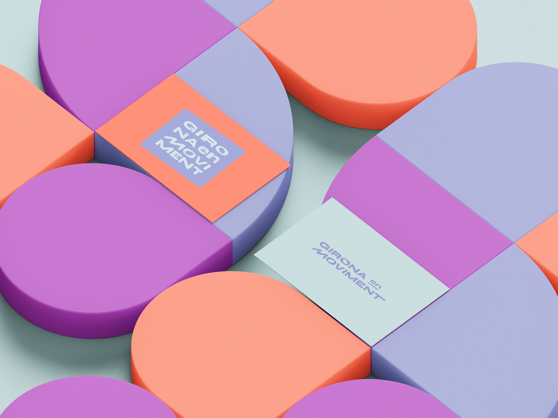 Girona en Moviment - Diseño de identidad corporativa
