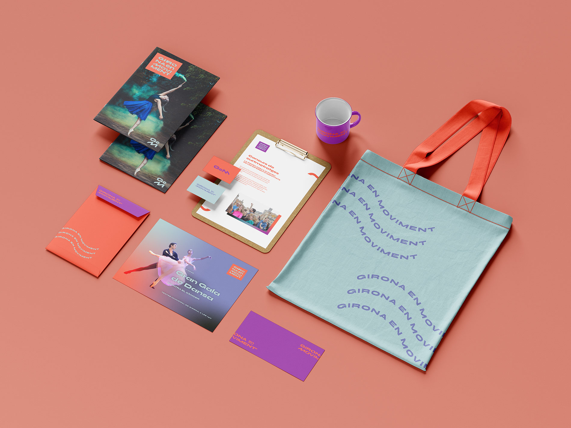 Rediseño de marca para proyecto cultural internacional en Girona