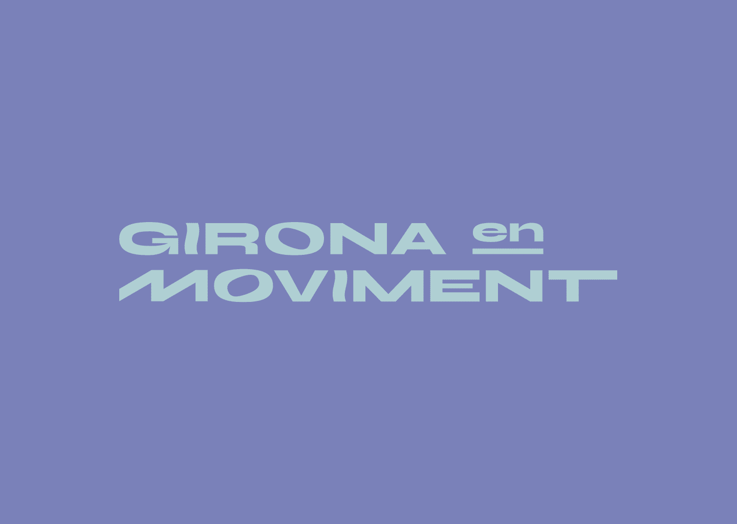 Girona en Moviment - Diseño de identidad corporativa