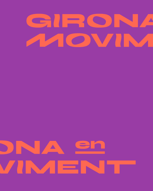 Girona en Moviment - Diseño de identidad corporativa