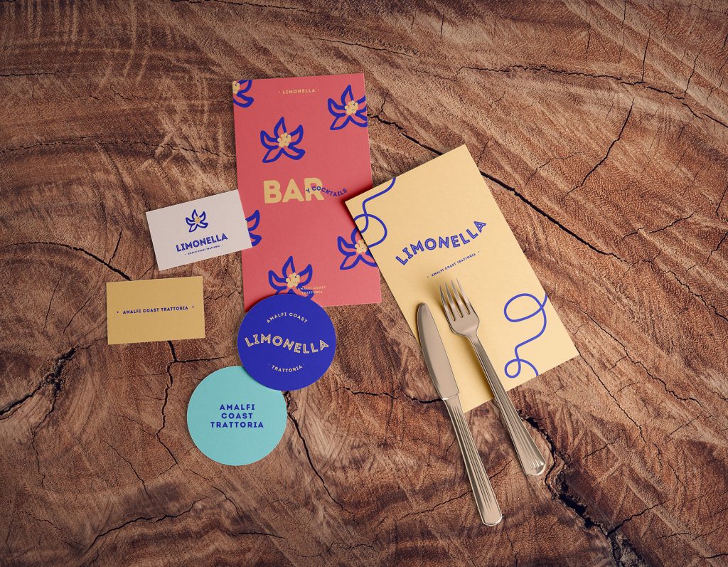 Diseño de identidad corporativa Limonella Trattoria Tenerife