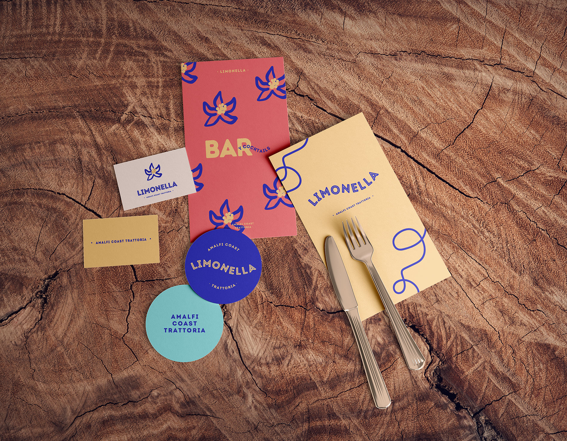Diseño de identidad corporativa Limonella Trattoria Tenerife
