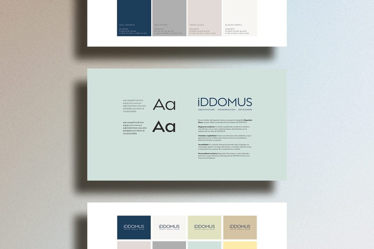 LaKarulina - Proyecto de rebranding estratégico y diseño visual para IDDOMUS, una marca de lujo especializada en villas llave en mano en la Costa del Sol. Identidad renovada con un enfoque elegante, funcional y orientado a reforzar su posicionamiento premium