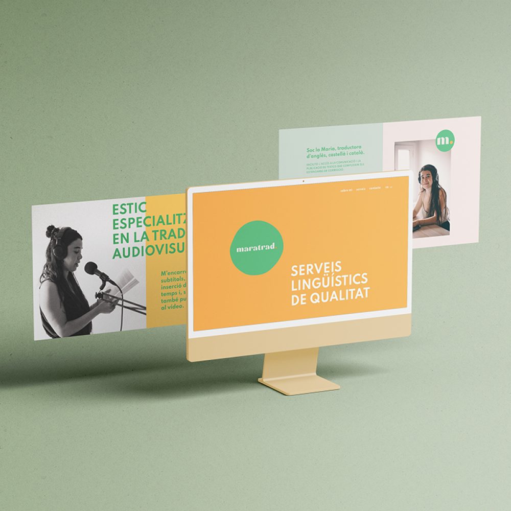 Maratrad diseño web
