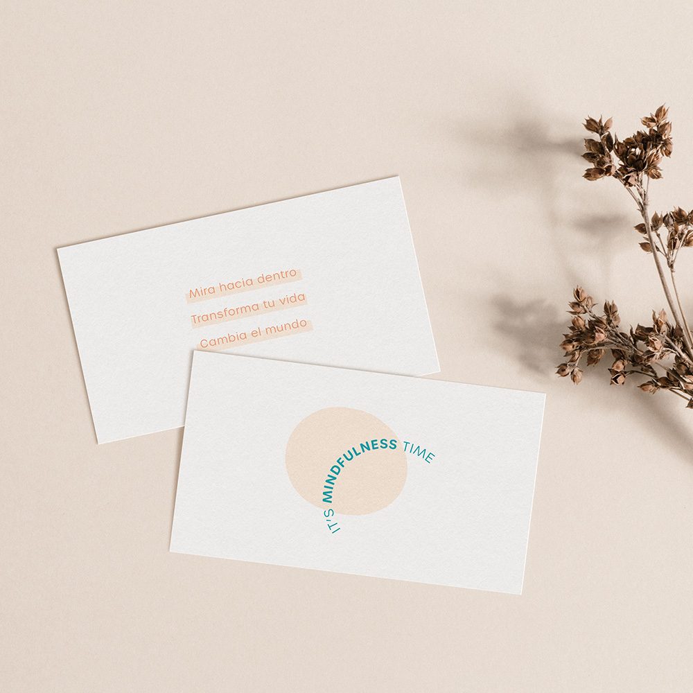 Diseño identidad Corporativa It's Mindfulness Time