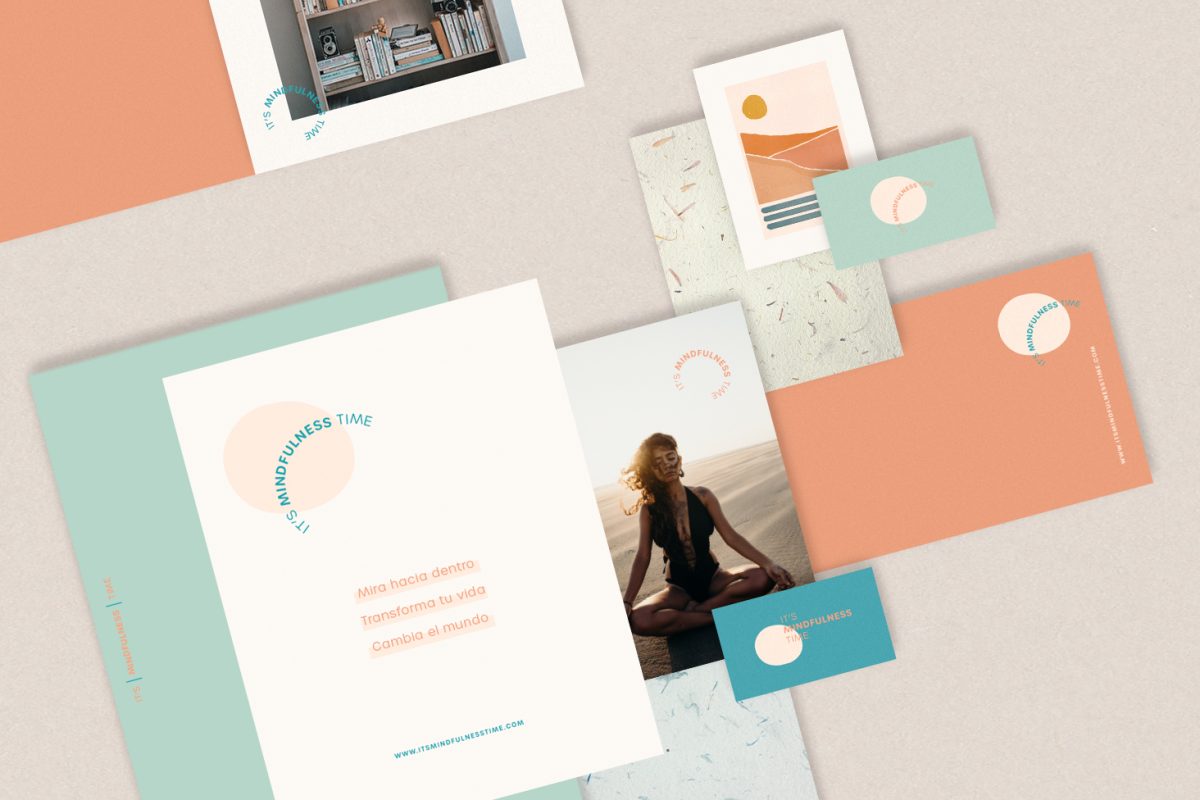 Sistema de identidad corporativa It’s Mindfulness Time
