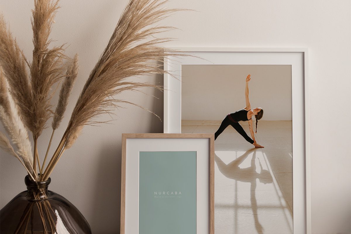 Diseño identidad corporativa y web Nurcaba Yoga