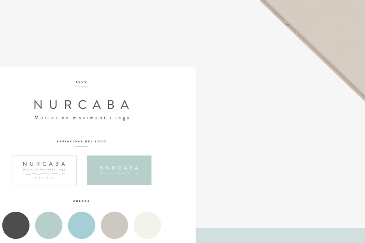 Diseño Identidad Corporativa Nurcaba Música Yoga